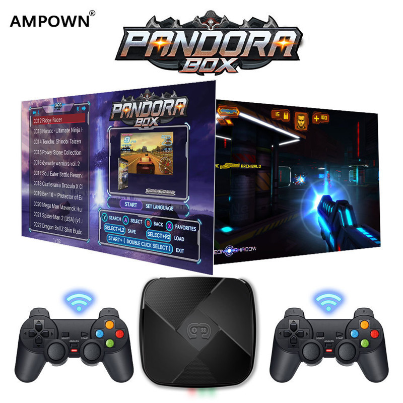 AMPOWN i3家庭游戏机高清4k连接电视机无线双人手柄安卓掌机